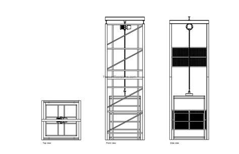 Elevator Plan Drawing