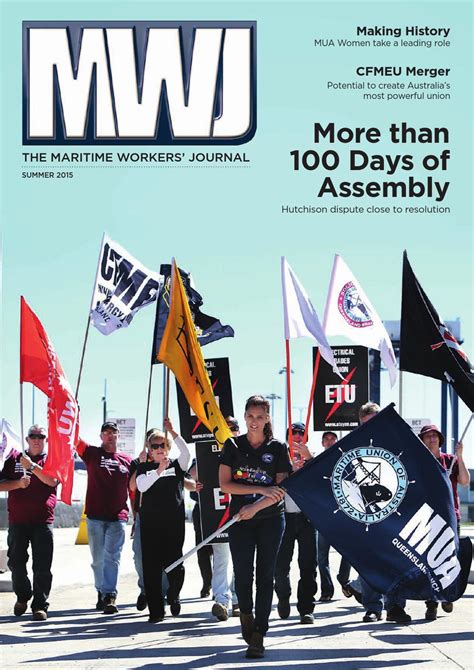 MWJ Summer 2016 by MaritimeUnionAustralia - Issuu