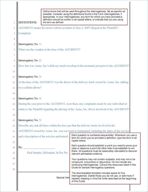 Interrogatories 的图像结果