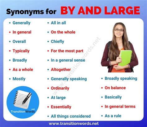 Other Ways to Say "By and Large" with Examples - ESL Forums