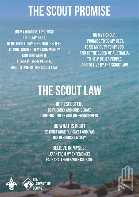 The Adventure Begins - Promise and Law | Scouts Australia