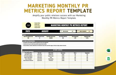 Marketing Report Templates in Excel - FREE Download | Template.net
