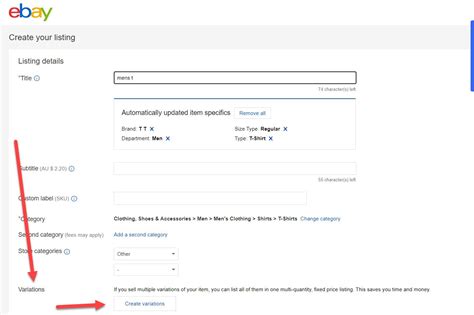 Image result for eBay Variations Tutorial