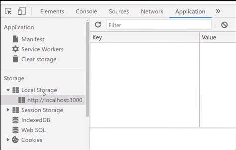 Image result for Local Storage in Developer Tools