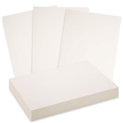 Snapklik.com : 30 Sheets Whte Cardstock, 8.5 X 11 Inches Off White ...