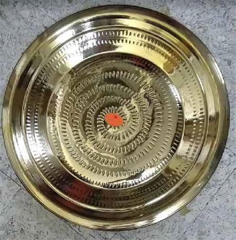 VGS MARKETINGS TRADITIONAL BRASS Thamboolam Plate Thambula Thattu ...