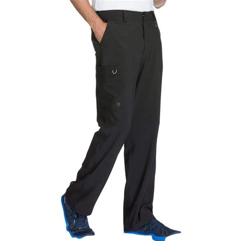 Cherokee Infinity CK200A Scrubs Pants Men's Fly Front Black — Medshop ...