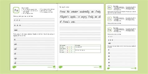 Beginners Cursive Handwriting Worksheets | Year 5-6 NZ