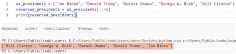 Print List in Reverse Order Using for Loop Python 的图像结果
