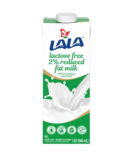 LALA® Lactose Free 2% UHT Milk - Lala Foods