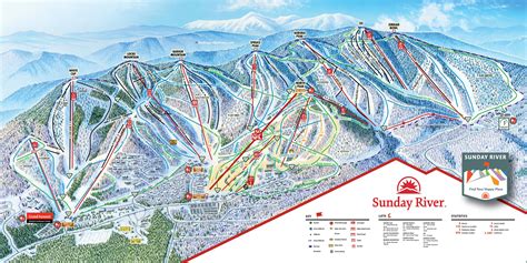 2018-19 Sunday River Trail Map - New England Ski Map Database ...