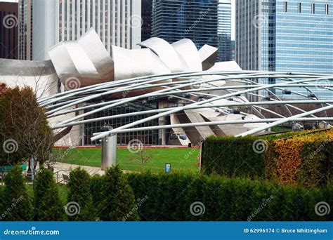 Jay Pritzker Pavilion, Chicago Imagen de archivo editorial - Imagen de ...