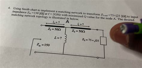 Image result for T Network Matching Smith Chart