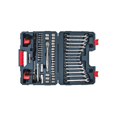 Crescent 128 Piece Mechanics Tool Set with SAE Metric Drive in the ...