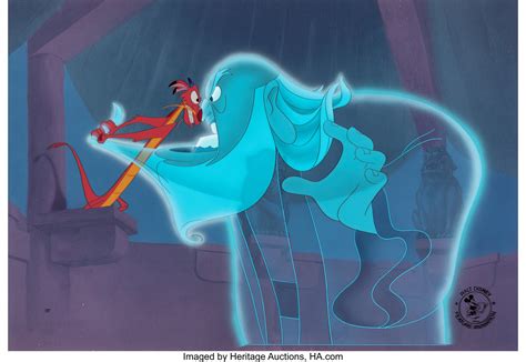 Mulan Mushu and First Ancestor Employee-Only Limited Edition Cel | Lot ...