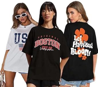 Buy JUNEBERRY® Pure Cotton Oversized Loose Baggy Fit Drop Shoulder Half ...