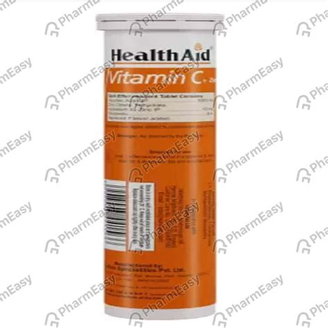 Buy HEALTH AID VITAMIN C 1000MG BOTTLE OF 20 EFFERVESCENT TABLETS ...