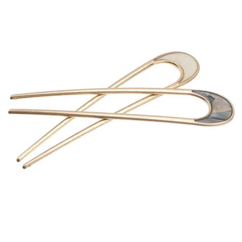 2pcs Pin Lady Girl Hair Assorted French Claw Metal Hairpins Bobby Clip ...