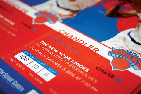NY Knicks 2013-14 Season Tickets on Behance