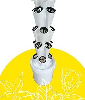 Nova 20 Planter Vertical Hydroponic & Aeroponic Tower System with Tds ...