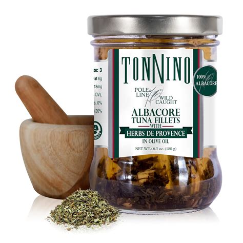 Tonnino Albacore Tuna in oilve oil with Herbs de India | Ubuy