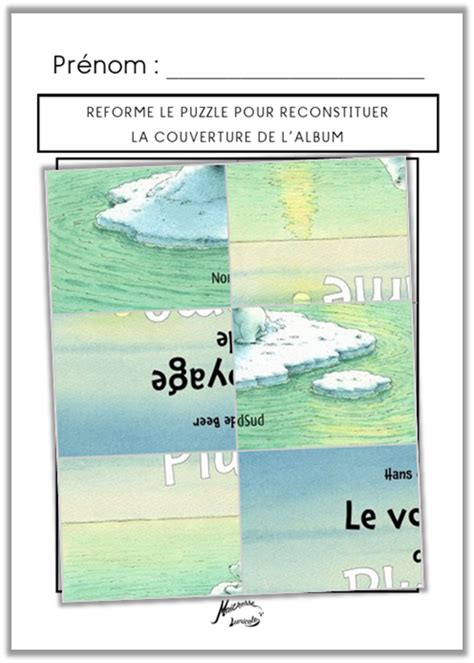 Exploitation d'album - Le voyage de Plume - Maîtresse Lunicole