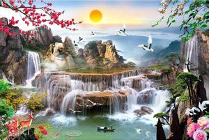 Art Amori Vinyl Nature Multicolor Wallpaper Price in India - Buy Art ...