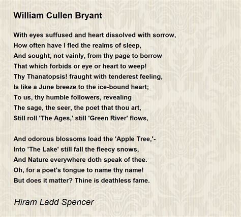 Thanatopsis Quotes William Cullen Bryant Wikipedia
