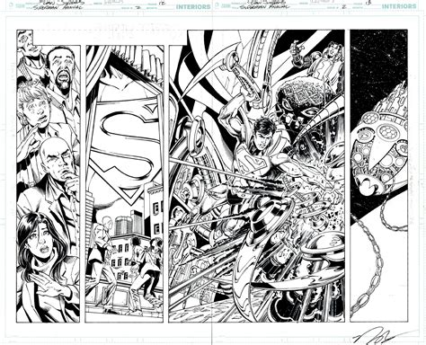 Superman Black And White Comic