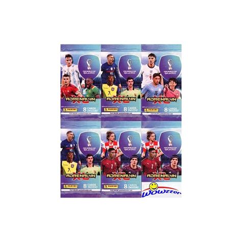 Buy 2022 Panini Adrenalyn XL World Cup Qatar Collection with 6 Factory ...