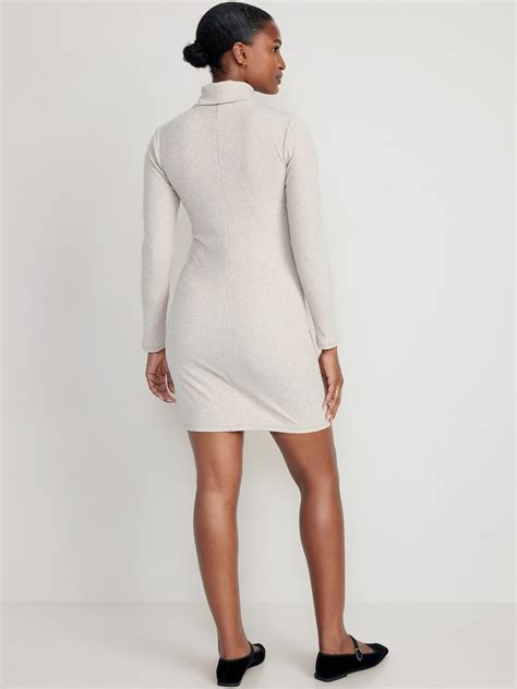 Long Sleeve Mock Neck Mini Dress for Women | Old Navy