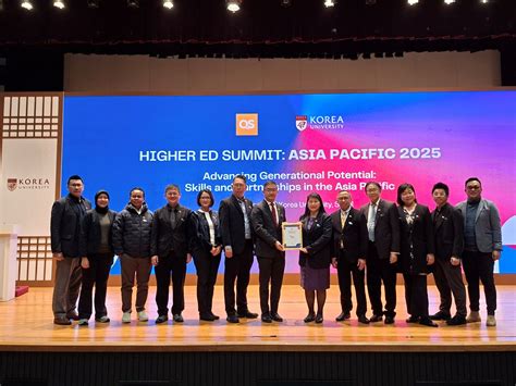 BINUS University Shines at QS Higher Education Summit 2025 | BINUS International