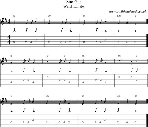 Suo Gân (Lull Song), Traditional Welsh Lullaby - for Easy Piano: Sheet ...