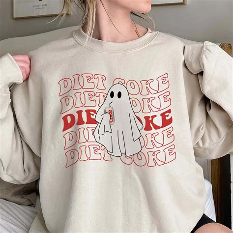 Diet Coke Ghost T-Shirt, Diet Coke Gifts, Teacher Fuel, Mom T-Shirt ...