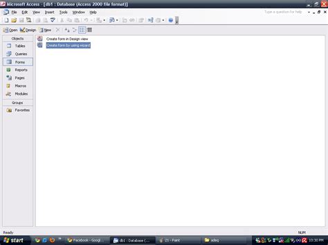 Image result for How to Create a Form in Database