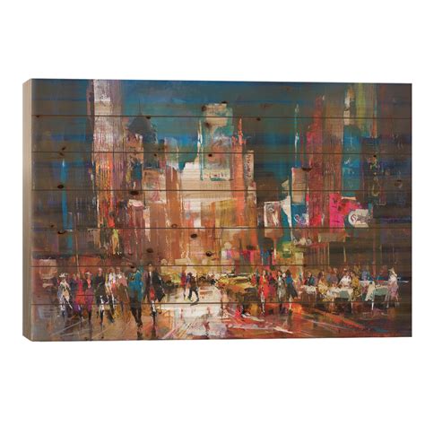Latitude Run® New York by Willem Haenraets - Unframed Painting on Wood ...