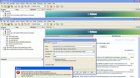 Image result for SQL Server Java NetBeans
