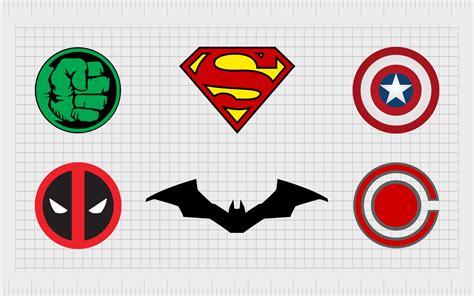 Printable Superhero Logos
