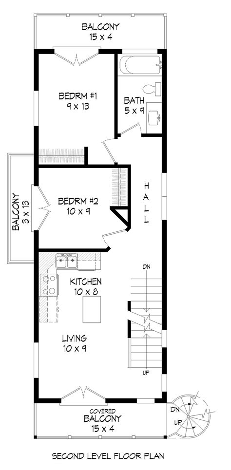 Narrow House Floor Plans