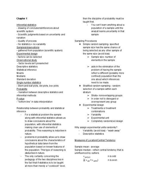 Statistics Notes 的图像结果