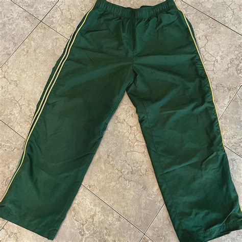 Medium Vintage Old Navy track pants zip 3-4” at the... - Depop