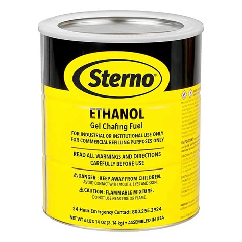 Sterno Ethanol Gel, 1 gal, PK4 20898 | Zoro