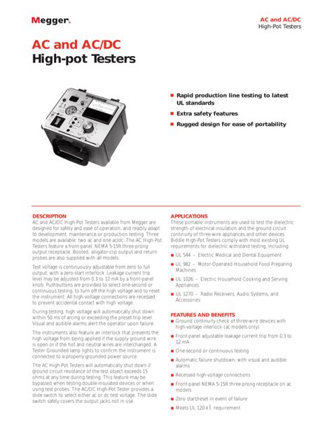 DC Hi Pot Test Connection 的图像结果