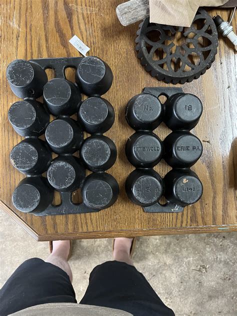 Happy to find my first cast iron muffin tins. Can’t wait to make some ...