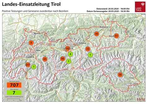 Coronavirus in Tirol: Die aktuellen Zahlen vom Samstag - UnserTirol24