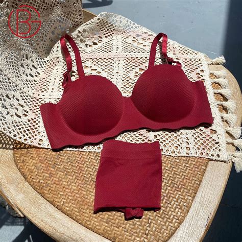GBra Seamless Breathable Strapless Non Wire Push up Small Chest Bra ...