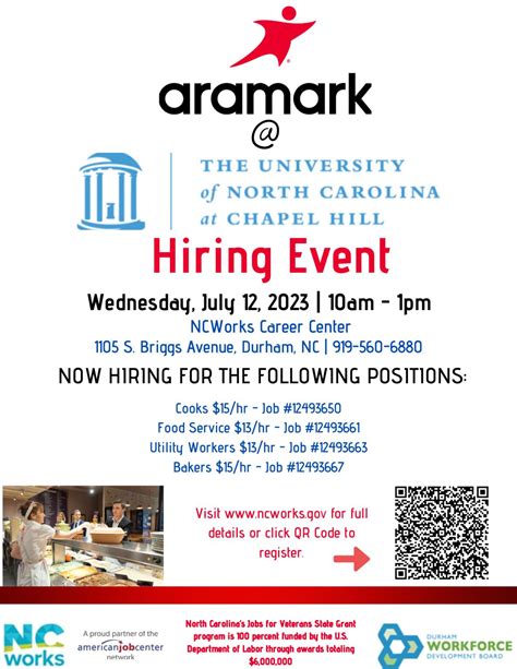 NCWorks Career Center Durham on LinkedIn: #career #aramark #ncworks # ...