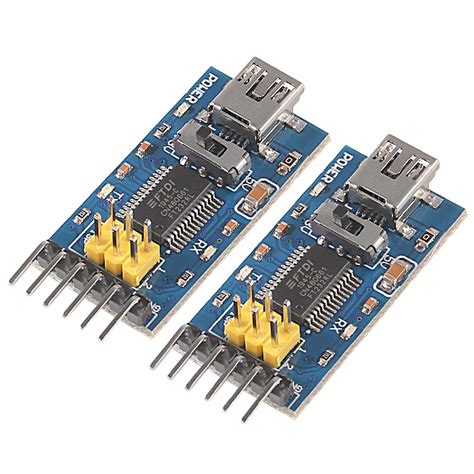 ALMOCN 2PCS FT232RL FTDI Mini USB to TTL Serial Converter Adapter ...