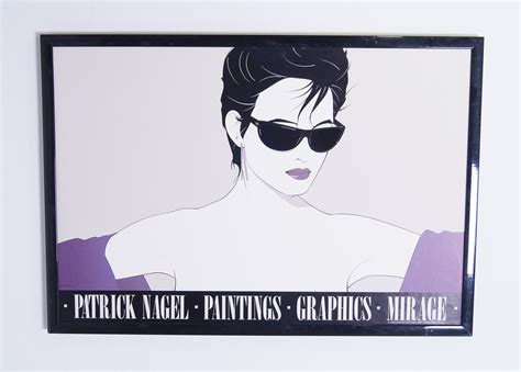 Sunglasses Poster by Patrick Nagel 1983 - Etsy UK