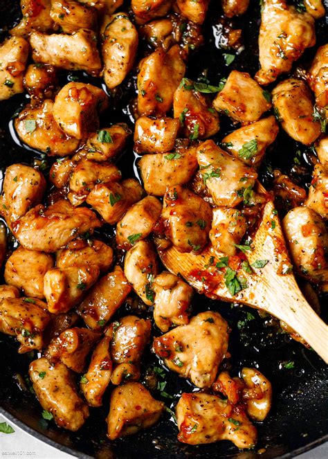 Honey Garlic Chicken Bites Recipe – Honey Garlic Chicken Recipe ...